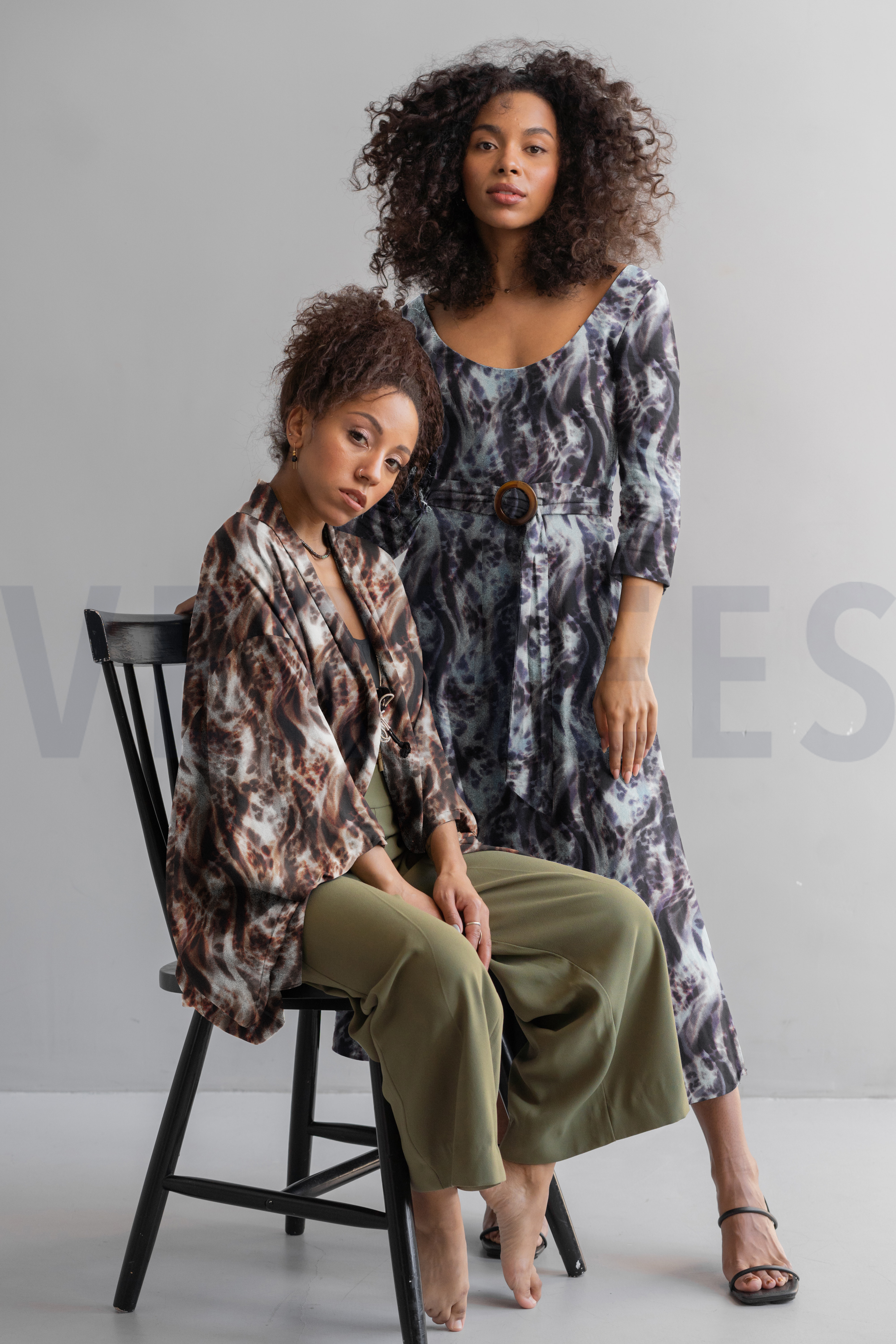 LENZING™ ECOVERO™ DIGITAL ANIMAL SKIN BROWN #7