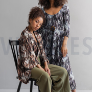 LENZING™ ECOVERO™ DIGITAAL ANIMAL SKIN BRUIN (thumbnail) #7