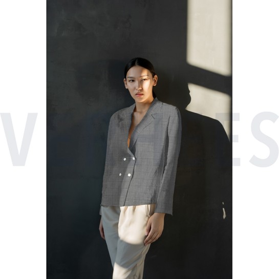 PRINCE DE GALLES DONKERBLAUW/MERLOT #7