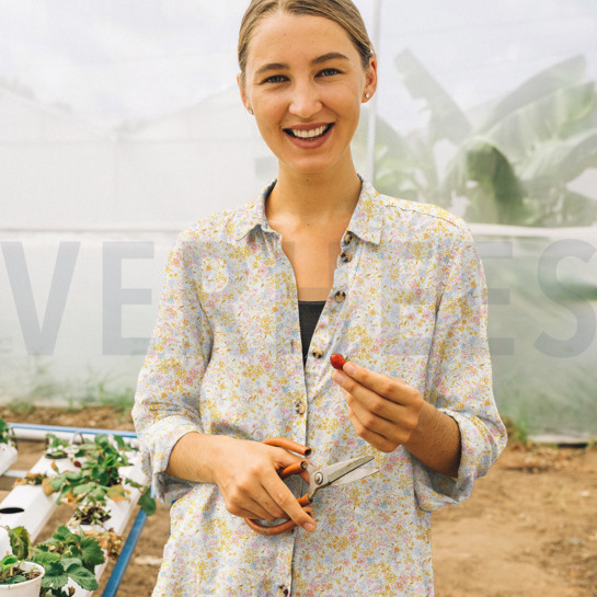 KATOEN VOILE DIGITAAL BLOEMEN MULTI #7