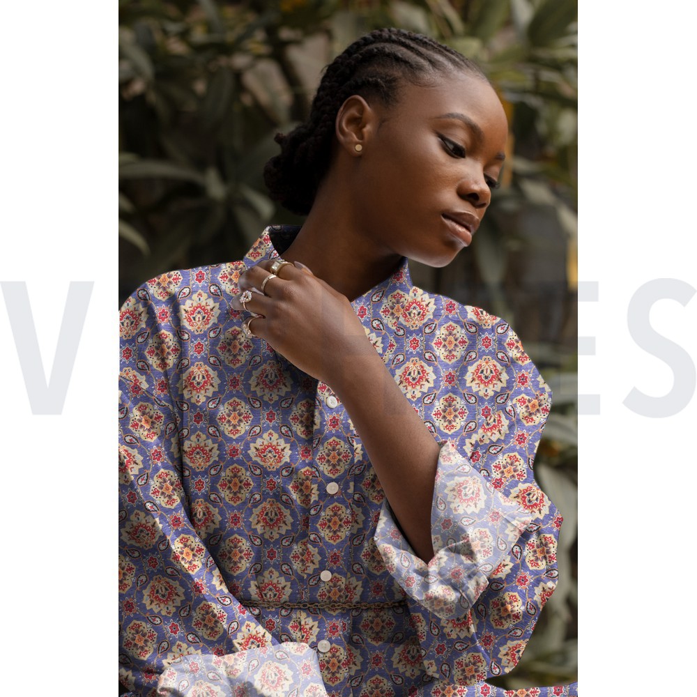 VISCOSE RADIANCE DIGITAL PAISLEY MULTICOLOUR #7