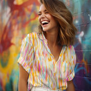 VISCOSE RADIANCE DIGITAL ABSTRACT OFFWHITE (thumbnail) #7