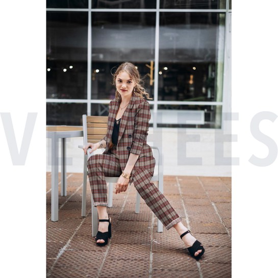 JACQUARD RUITEN LILA #7