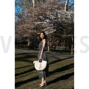 KATOEN RUITEN EENZIJDIGE RAND EENZIJDIGE GOLFRAND ZWART/ WIT (thumbnail) #7