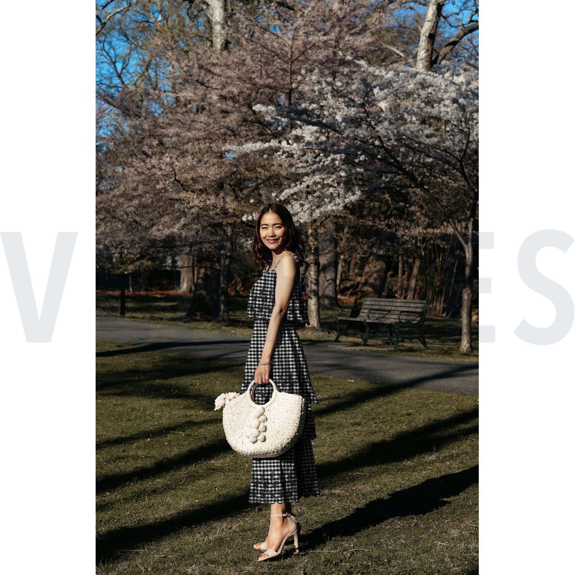 KATOEN RUITEN EENZIJDIGE RAND EENZIJDIGE GOLFRAND ZWART/ WIT (high resolution) #7