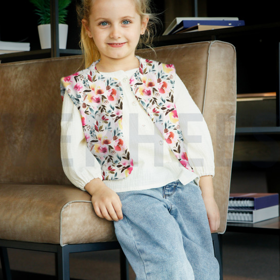 MICRO MICRO IMITATIEBONT BLOEMEN MULTI #7