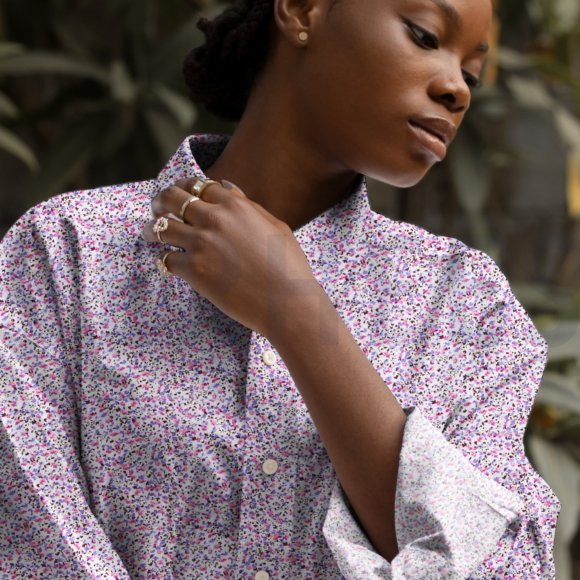 VISCOSE RADIANCE DIGITAAL BLOEMEN LILA (high resolution) #7