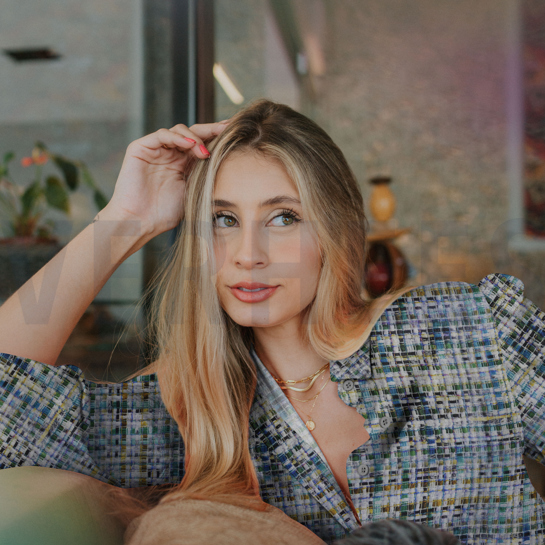 VISCOSE RADIANCE DIGITAAL GRAFISCH MULTI #7