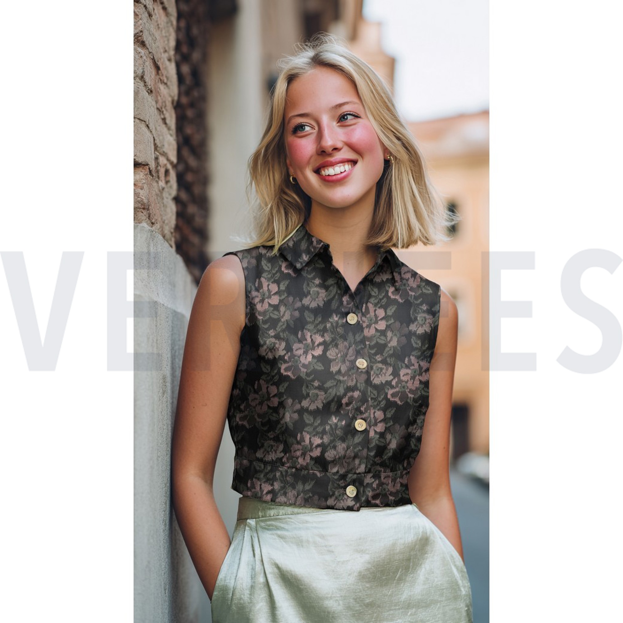 JACQUARD BLUMEN ALTROSA (high resolution) #7