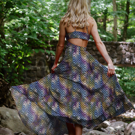 HANDCRAFTED BATIK COTTON PURPLE #7