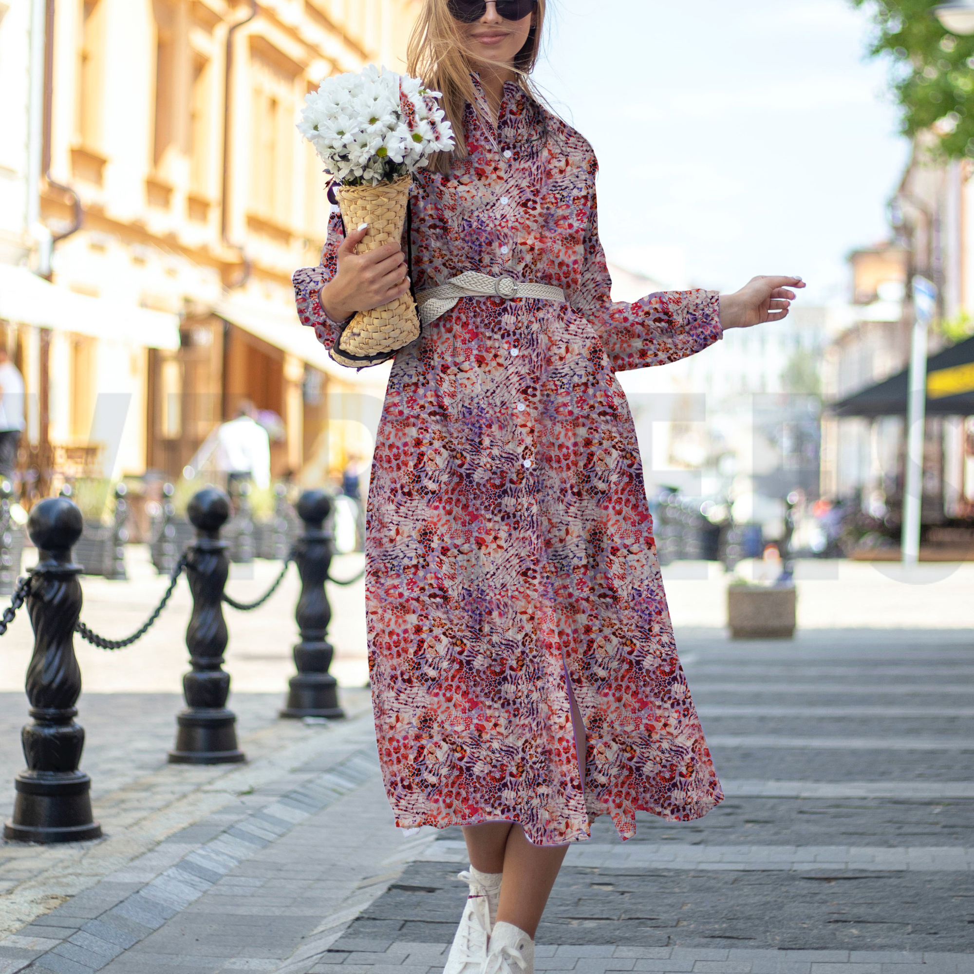 VISCOSE RADIANCE DIGITAAL DIERENHUID MULTI (high resolution) #7