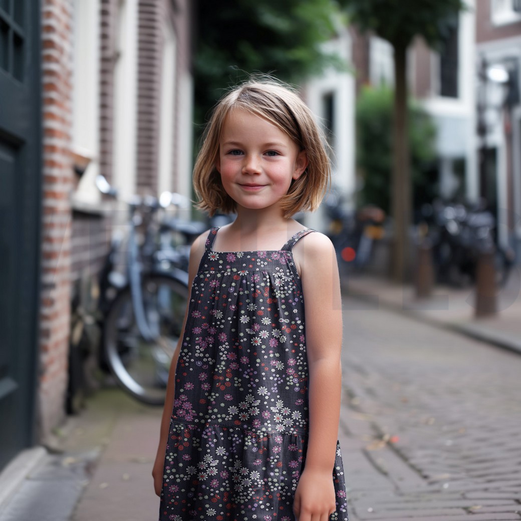 DENIM BLOEMEN JEANSBLAUW #7