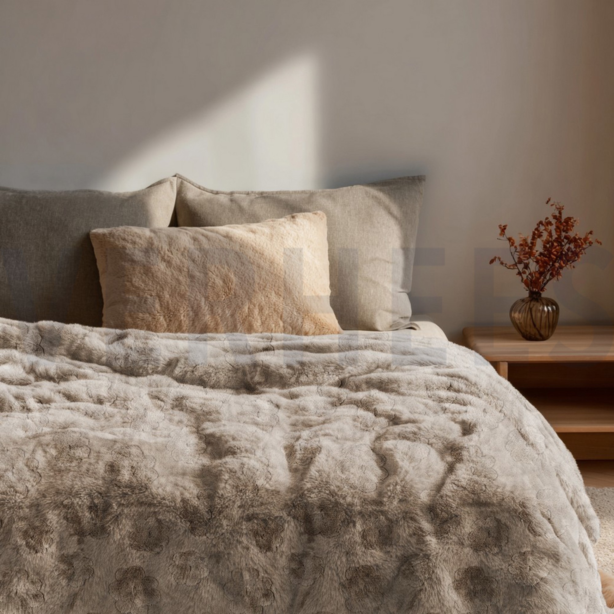 FLEECE BLUMEN TAUPE (high resolution) #7