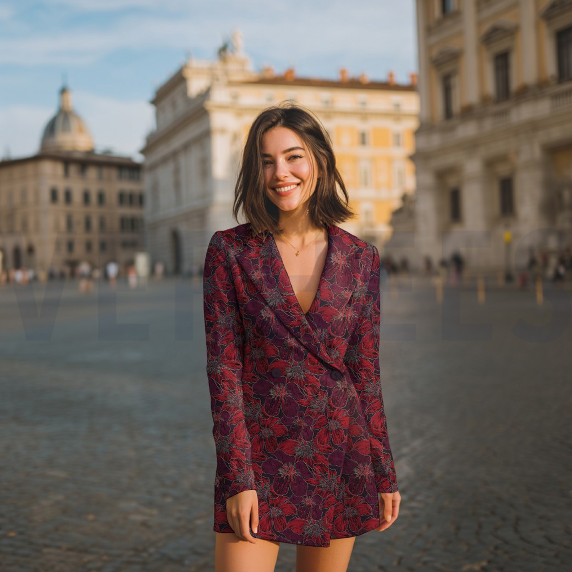 JACQUARD BLUMEN LILA/VIOLETT (high resolution) #7
