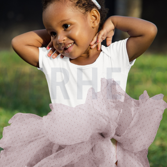 FEINER TÜLL PUNKTE HELLBLAU #7