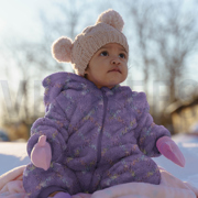 FAUSSE FOURRURE AVEC TULLE MULTICOLORE LILAS (thumbnail) #7