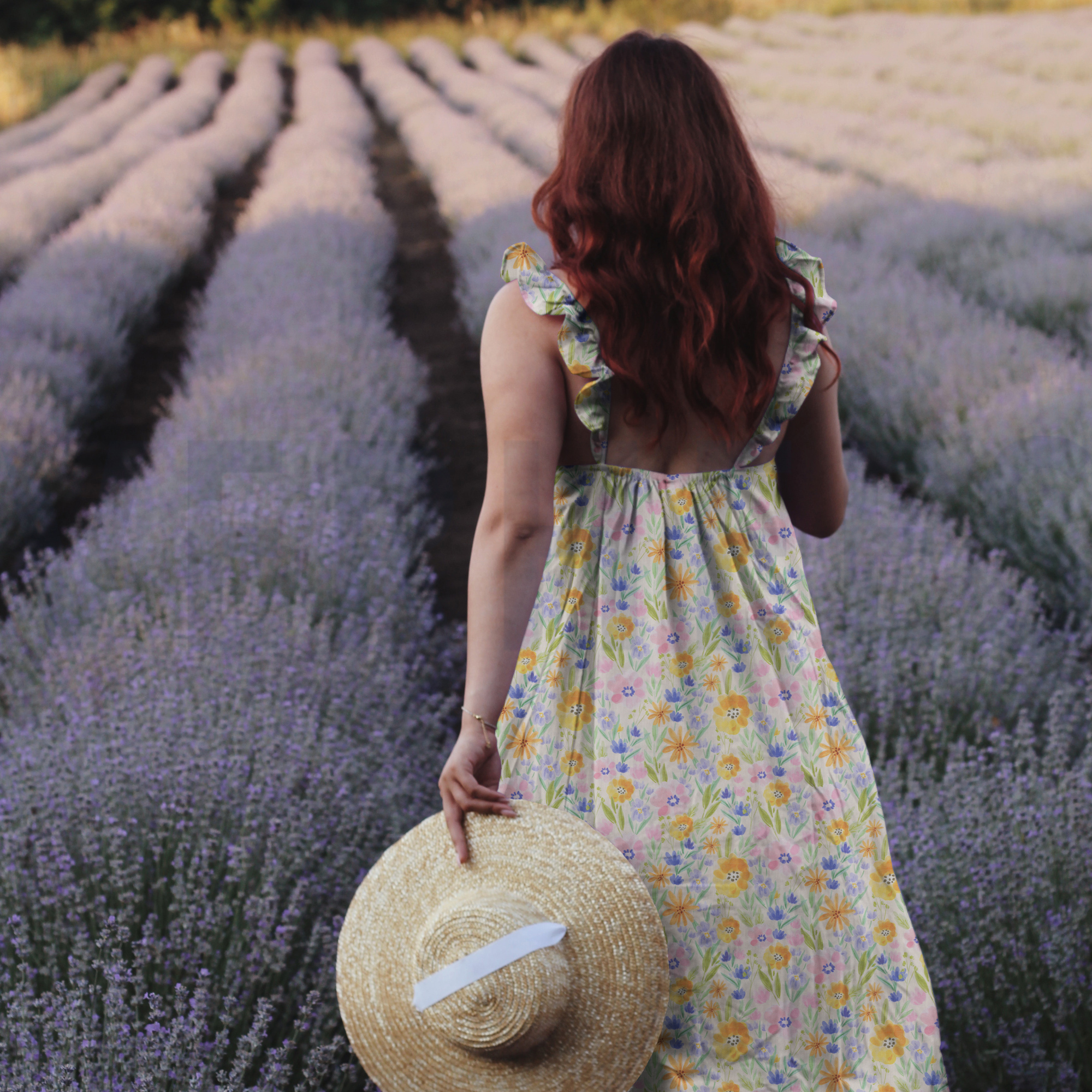 COTON VOILE DIGITAL FLEURS PÊCHE (high resolution) #7