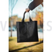 KUNSTLEDER STREIFEN SCHWARZ (thumbnail) #7