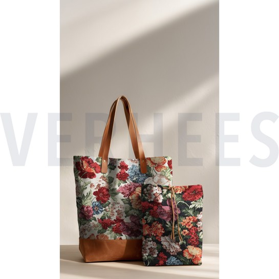 GOBELIN FLEURS BLEU MARINE #7
