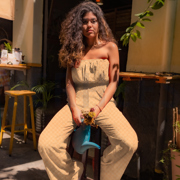 DOBBY JACQUARD GRAFISCH ECRU (thumbnail) #7