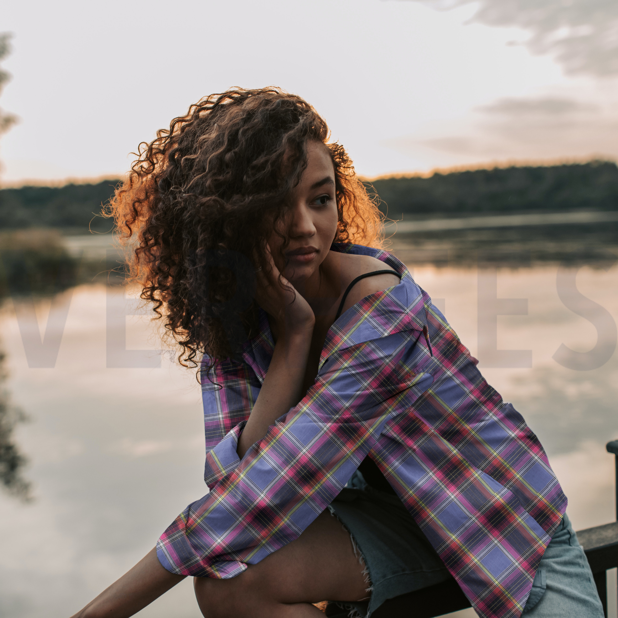 KATOEN GARENGEVERFD RUITEN LUREX PAARS (high resolution) #7