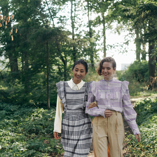 YARN DYED STRIPE LILAC #7