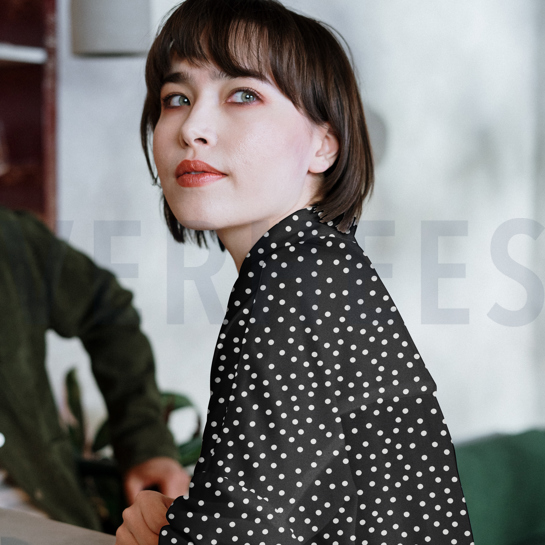 VISKOSE RADIANCE PUNKTE LILA/VIOLETT #7