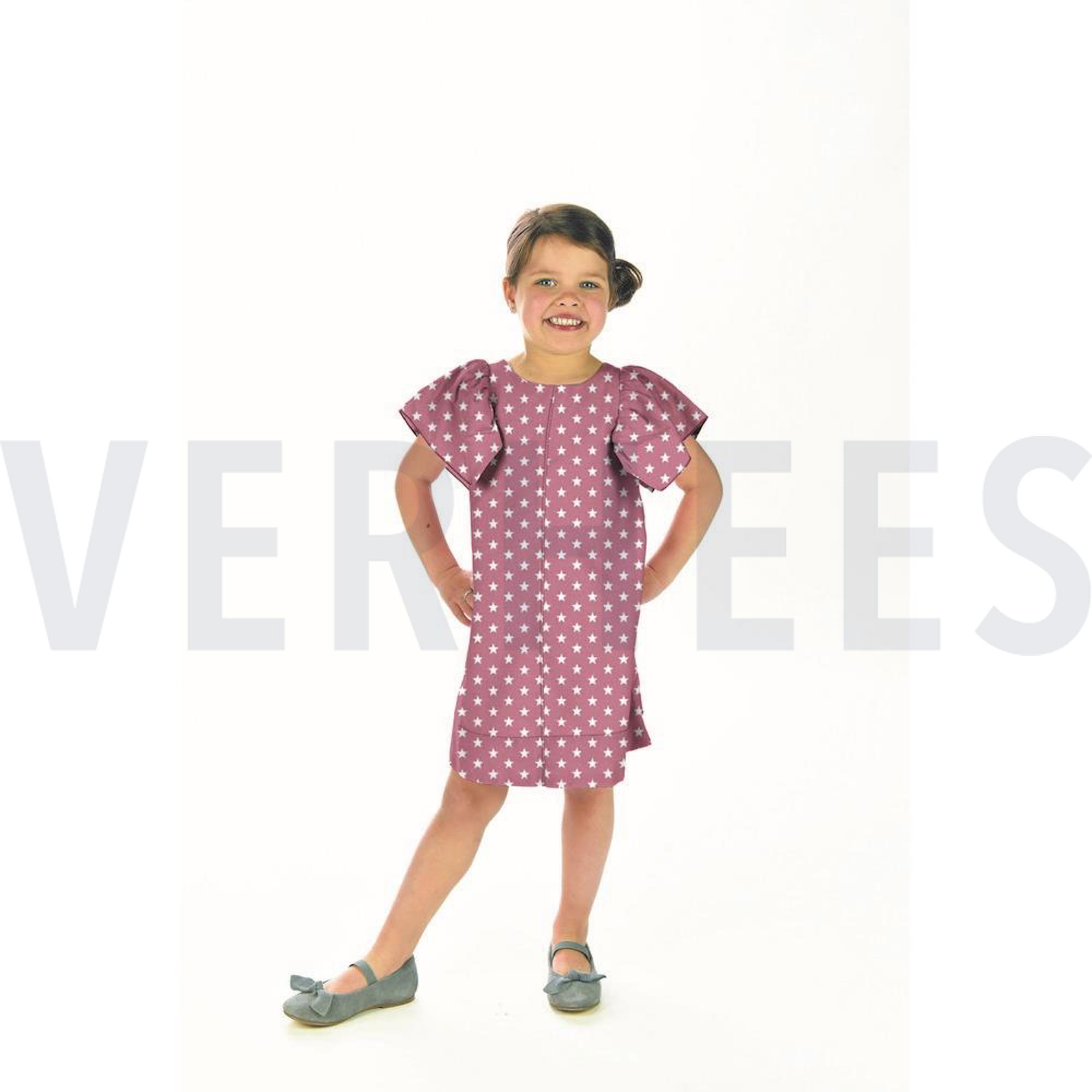 KATOENEN POPLIN MINI STERREN WIT/DONKERBLAUW (high resolution) #7