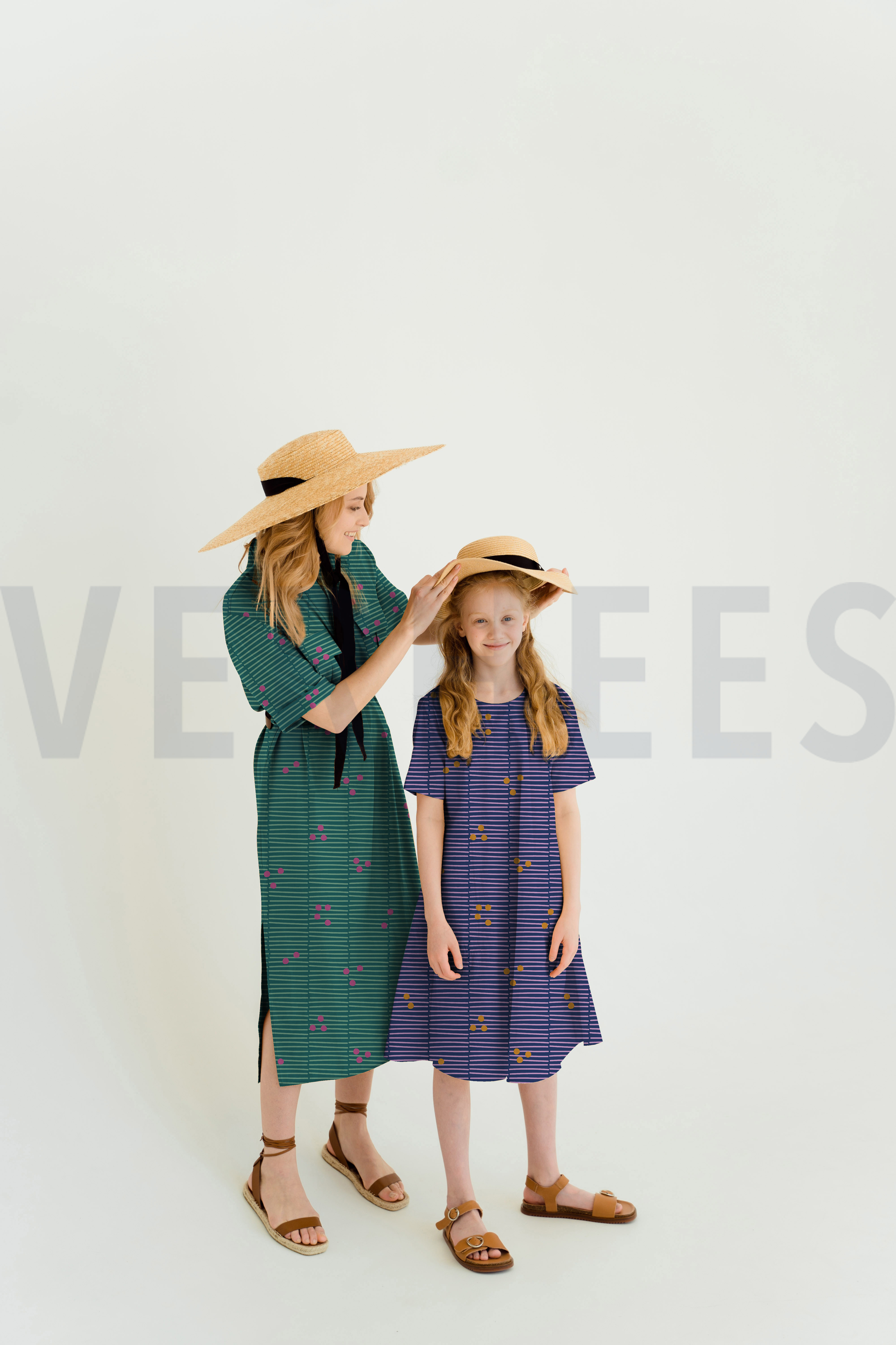 FINE POPLIN BROKEN STRIPES GREEN #7