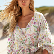 LINNEN VISCOSE CRÊPE DIGITAAL BLOEMEN MULTI (thumbnail) #7