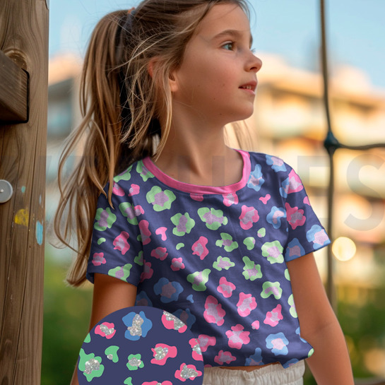 JERSEY GLITZER TIERHAUT LILA/VIOLETT #7