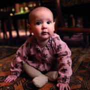 DOUBLE GAUZE GOTS BIRDS NATURAL (thumbnail) #7