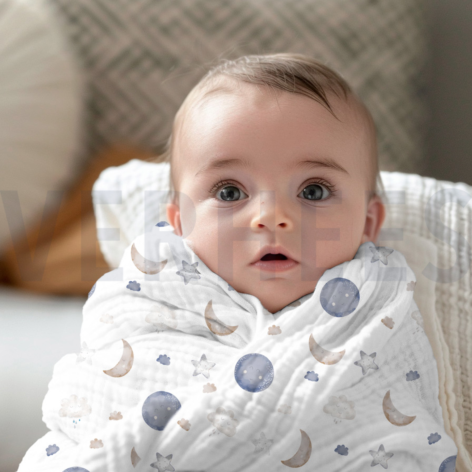 DOUBLE GAUZE GOTS DIGITAAL MAAN WIT (high resolution) #7