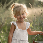 BAUMWOLLE POPELINE GOTS NATURAL REGENBÖGEN NATUR (thumbnail) #7