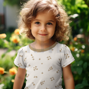 RIB JERSEY GOTS NATURAL FLOWERS NATURAL (thumbnail) #7