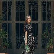 VISKOSE RADIANCE BLÄTTER SCHWARZ (thumbnail) #7