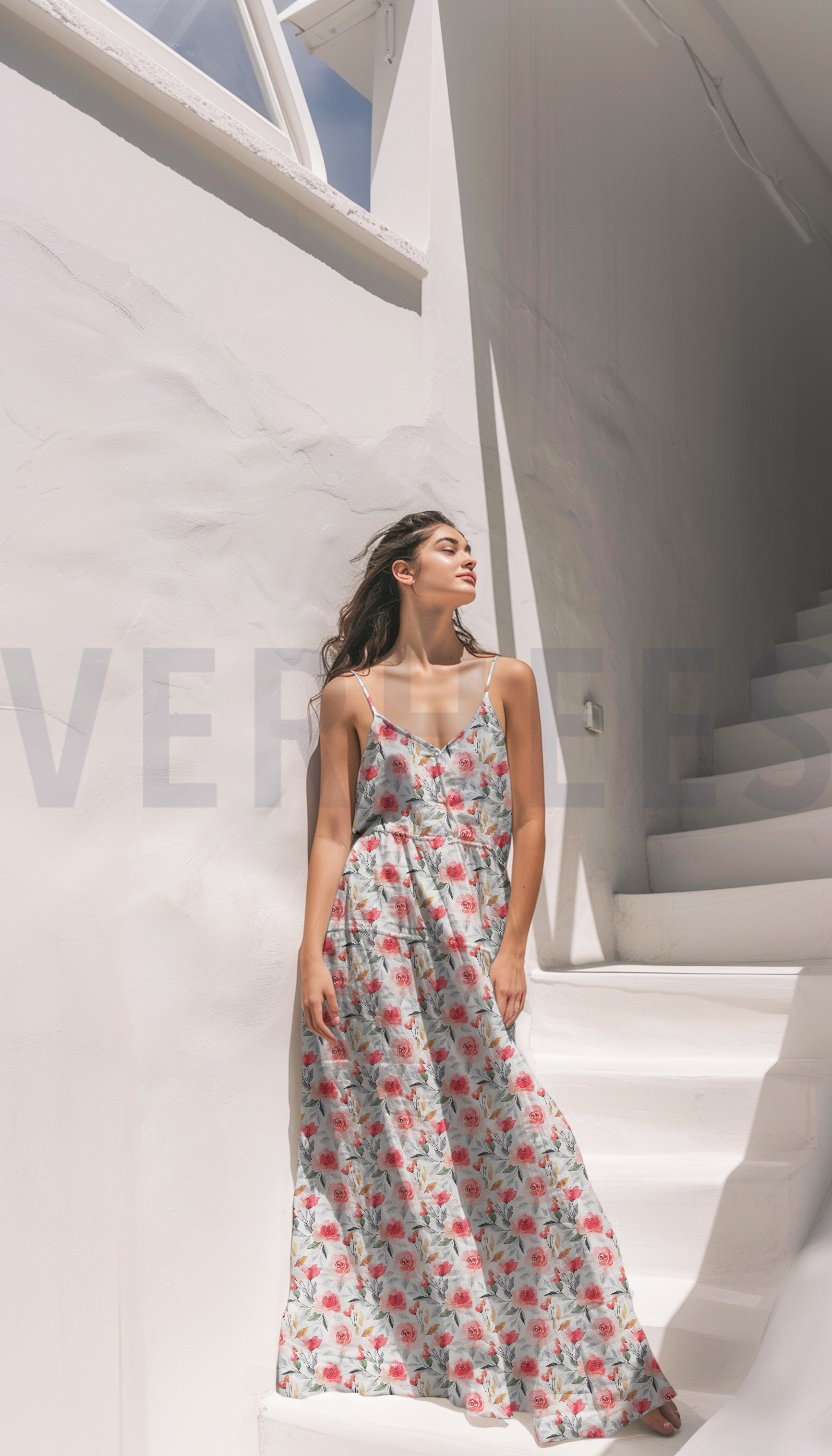 COTON VOILE DIGITAL FLEURS BLANC #7