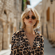 VISCOSE RADIANCE DIGITAAL DIERENHUID BRUIN (thumbnail) #7