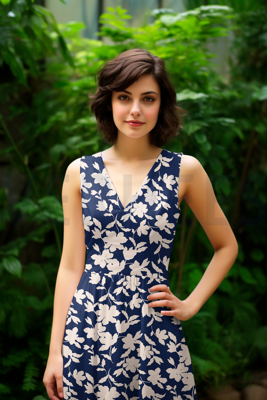 MAGNOLIA STRETCH BLUMEN ROT #7
