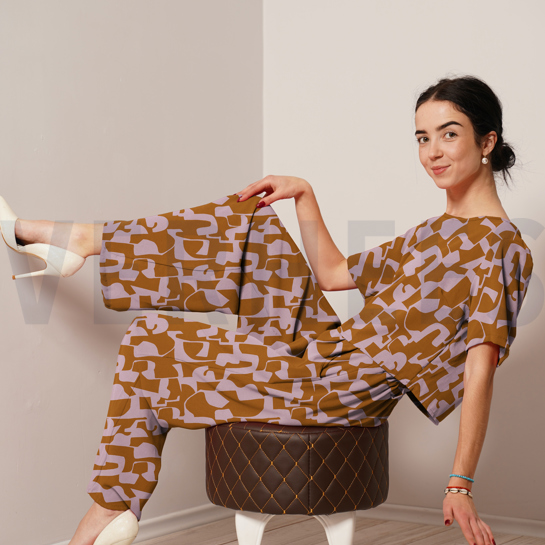 VISKOSE RADIANCE ABSTRAKT GEWÜRZ #7