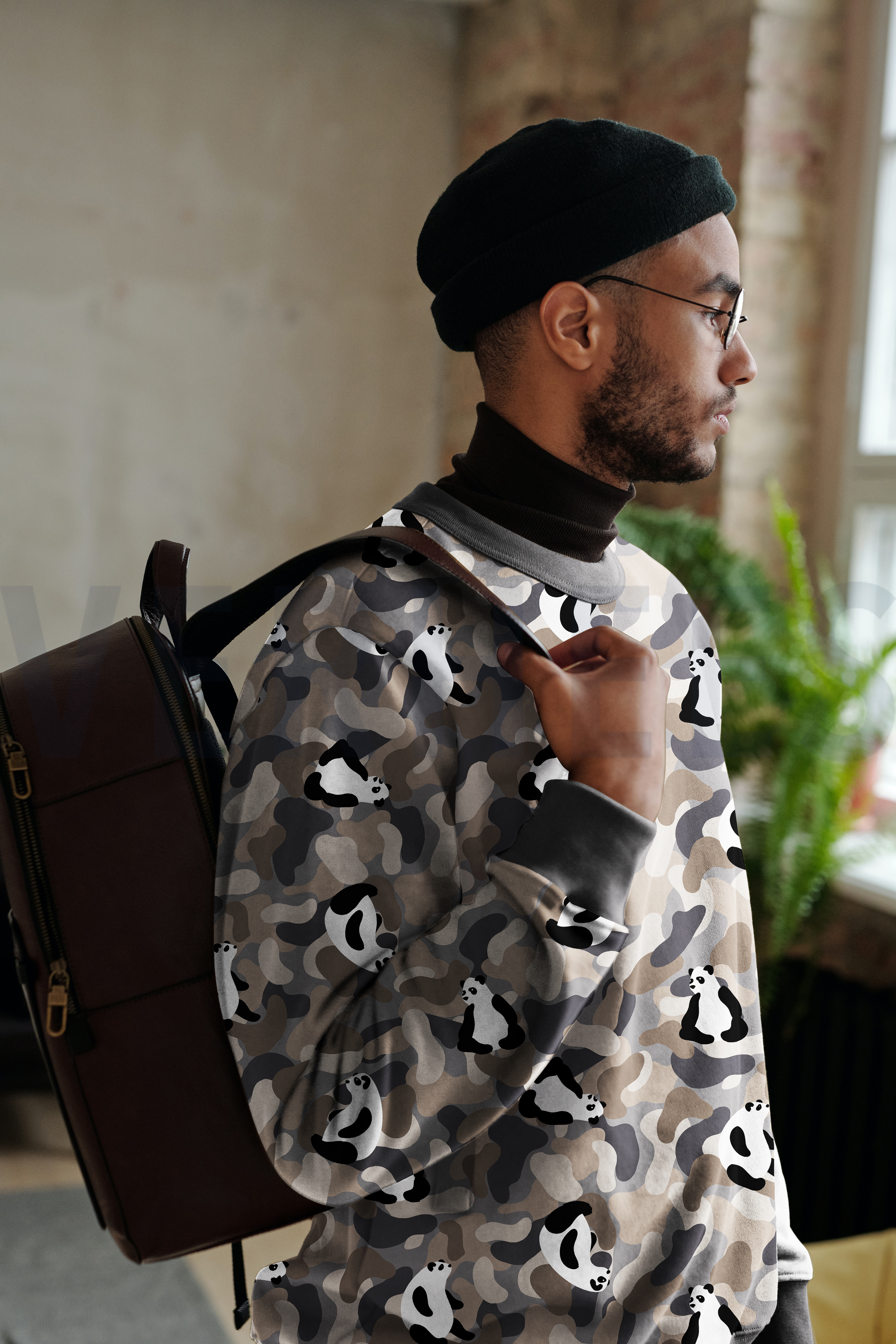 SOFT SWEAT PANDA CAMOUFLAGE GRIS #7