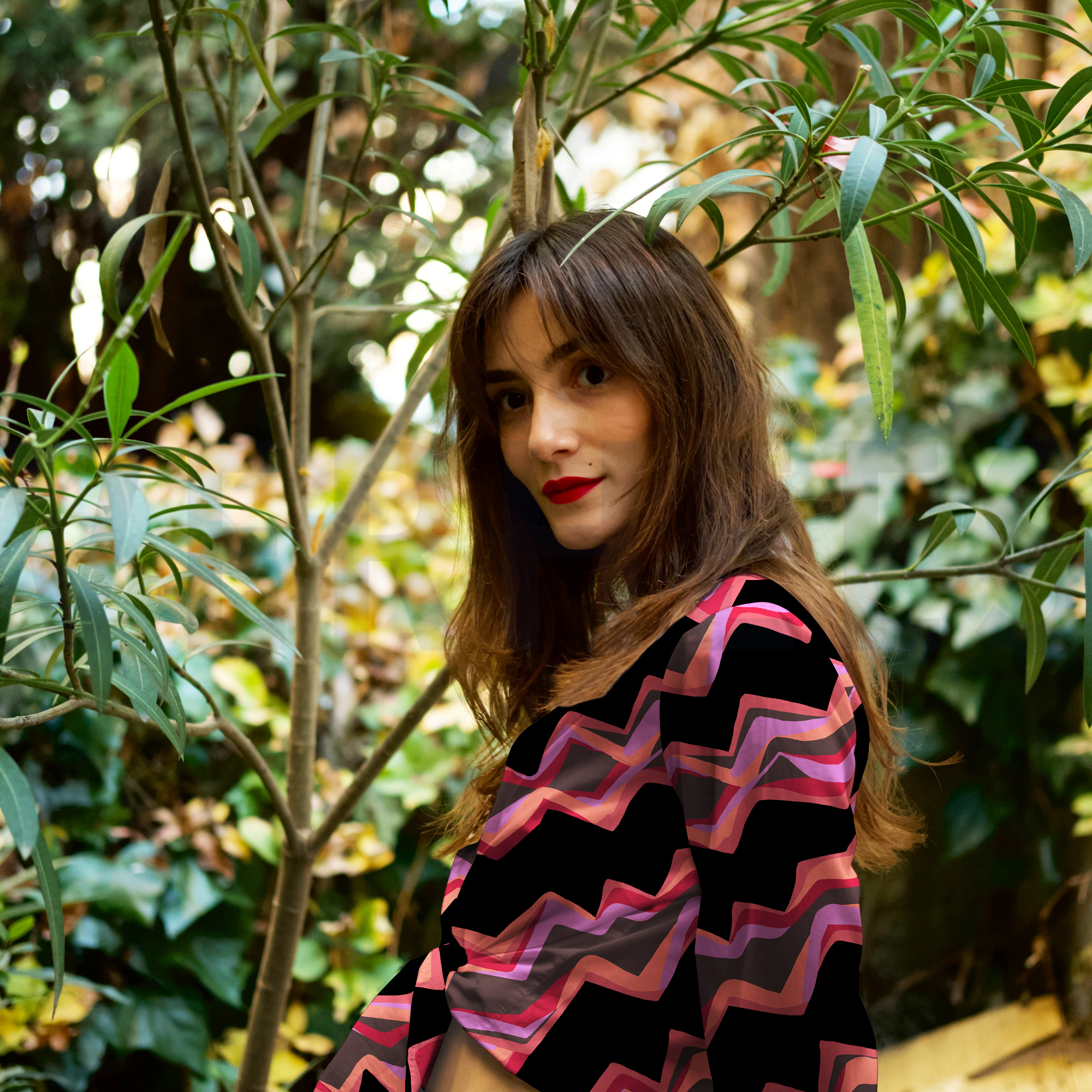 COTTON SATIN ABSTRACT DARK GREEN (high resolution) #7