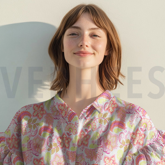 BAUMWOLLE VOILE STELLA NERIDA HANSEN KORALLE #7