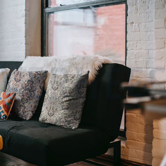 CANVAS DIGITAL ORNAMENT INDIGO #7