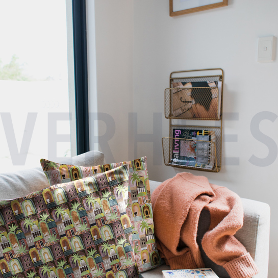 CANVAS DIGITAL TROPISCHE HÄUSCHEN BRICK #7