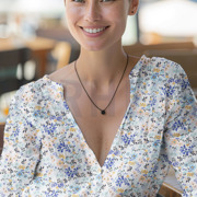 COTON VOILE DIGITAL FLEURS BLEU (thumbnail) #7