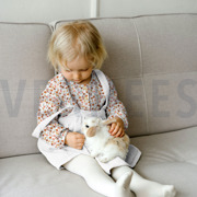 DOUBLE GAUZE GOTS DIGITAAL BLOEMEN DRUIFPAARS (thumbnail) #7