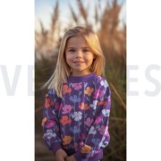 FRENCH TERRY FLEURS VERT FONCÉ (thumbnail) #7