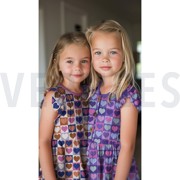 FINE POPLIN HEARTS BURGUNDY (thumbnail) #7