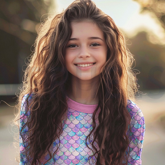 JERSEY DIGITAL MERMAIDS PINK #7